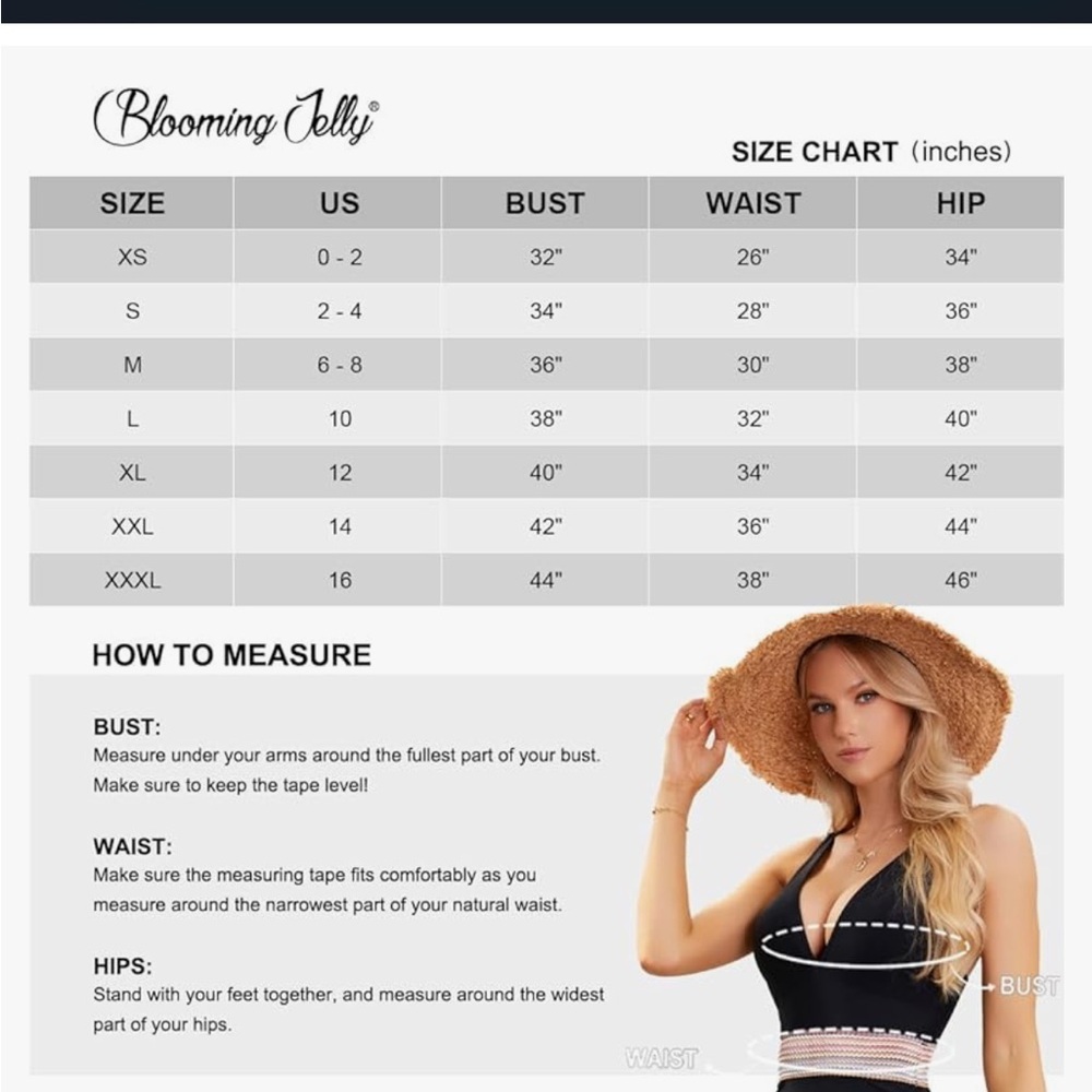 Black One Piece Tummy Control Swimsuit with Striped Waist - Picture 14 of 16